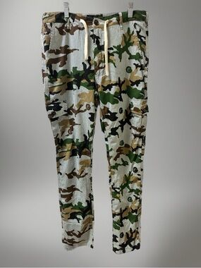 Cookies Men Camouflage Knit Skater Pants - Green Camo Size 32x30